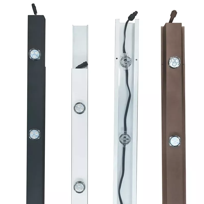 Enkelt- og dobbeltsporede aluminiumsskinner
